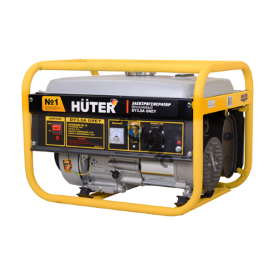 Электрогенератор DY3.0A Grey Huter (бензин АИ-92, 2.5 кВт, 220 В, бак - 15 л, 39 кг) (64/1/146) КИТАЙ